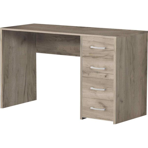 Milanihome.It - Scrivania Di Design Per Studio Con Cassetti 120X50X70 Hdi Colorerovere Grigio-image