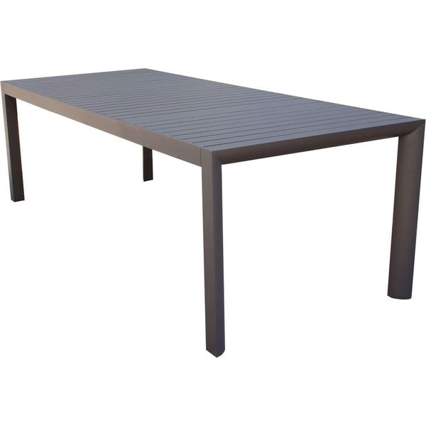 Milanihome.It - Tavolo Da Giardino Allungabile In Alluminio 160/240X100 Colore Taupedi Coloretaupe-image