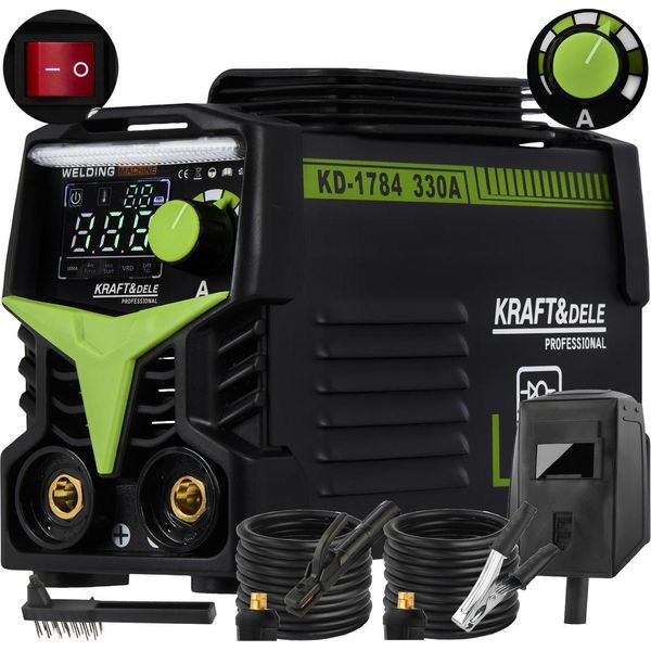 Kraft&Dele KD1784 Saldatrice Inverter 330A Mma/Tig Vrd-image
