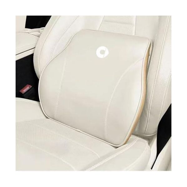 Ljcxzs Auto Collo Cuscino Cuscino Lombare Per Smart Fortwo C451, Memory Foam Con Emblemi Poggiatesta Cuscino Schienale Cinghie Regolabili Sedile Auto-image