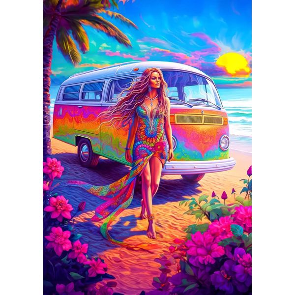 Puzzle Nel Cuore Di Hippie 1000 Pezzi-image