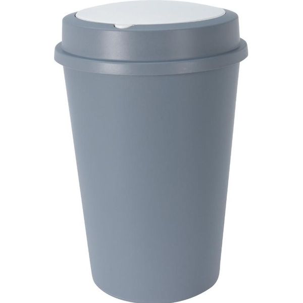 Pattumiera Excellent Houseware, Polipropilene, 40X58 Cm, 47 L, Blu-image