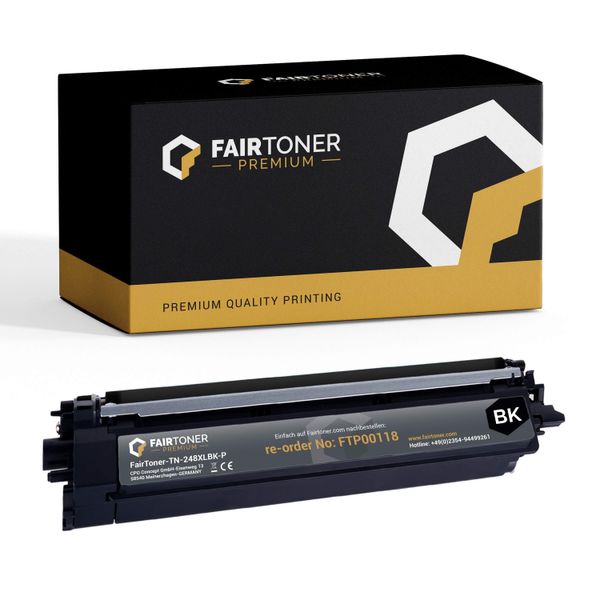Premium Kompatibel FüR Brother MFC-L 3740 Series (TN-248XLBK) Toner Schwarz-image