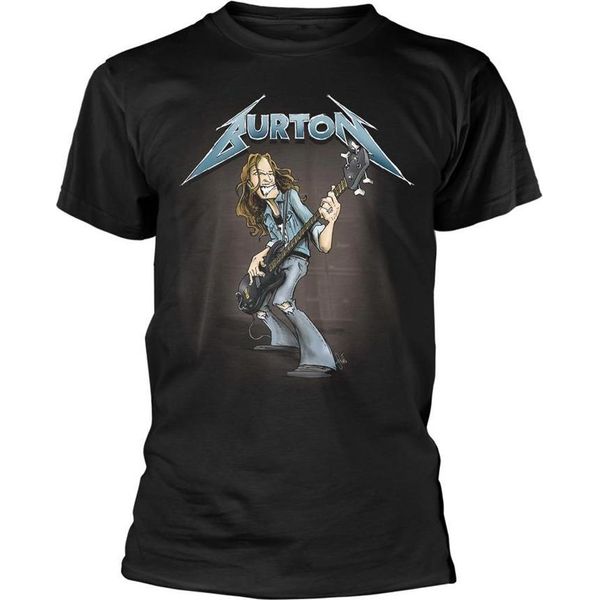 Metallica - Maglietta "Cliff Burton Squindo Stack"" Per Uomo/Donna Unisex PH1276 (L) (Nero)"-image