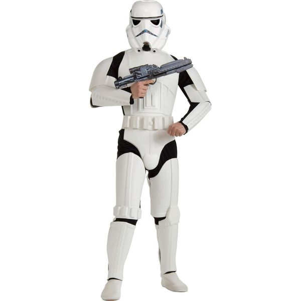 Star Wars - Costume "Deluxe"" ""Storm Trooper"" - Uomo BN5165 (Xl) (Bianco/Nero)"-image