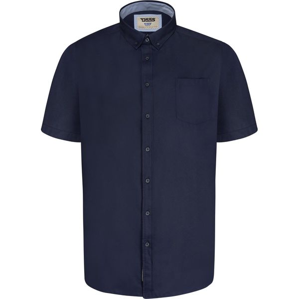 Duke - Camicia A Maniche Corte "D555 James"" Da Uomo DC461 (4XL) (Blu Navy)"-image