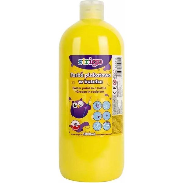 Vernice Per Poster In Bottiglia 1000Ml Giallo Strigo-image
