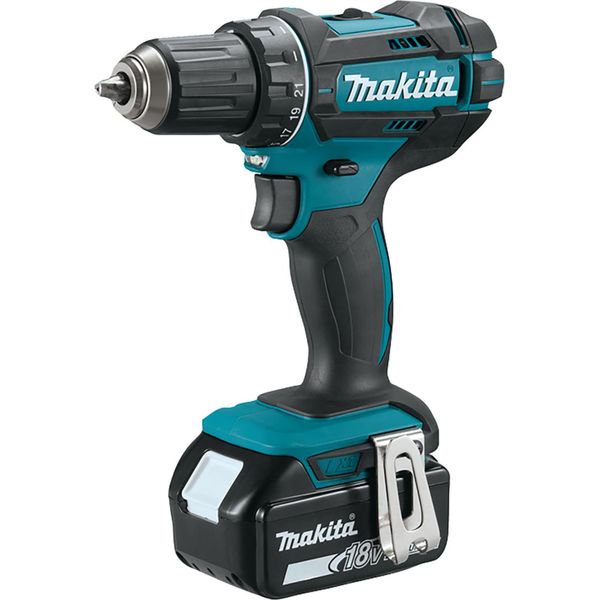 Makita DDF482, Trapano A Mano, Nero, Blu, 1,3 Cm, 1900 Rpm, 3,8 Cm, 1,3 Cm-image