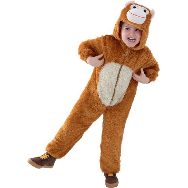 Smiffys - Costume Per Bambini SM1651 (128-134) (Marrone/Bianco)-image