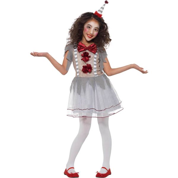 Smiffys - Costume "Vintage"" - Ragazze SM2071 (128-134) (Grigio/Rosso)"-image