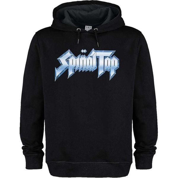 Amplified - Felpa Con Cappuccio Per Uomo/Donna Unisex, Logo GD4092 (M) (Nero)-image