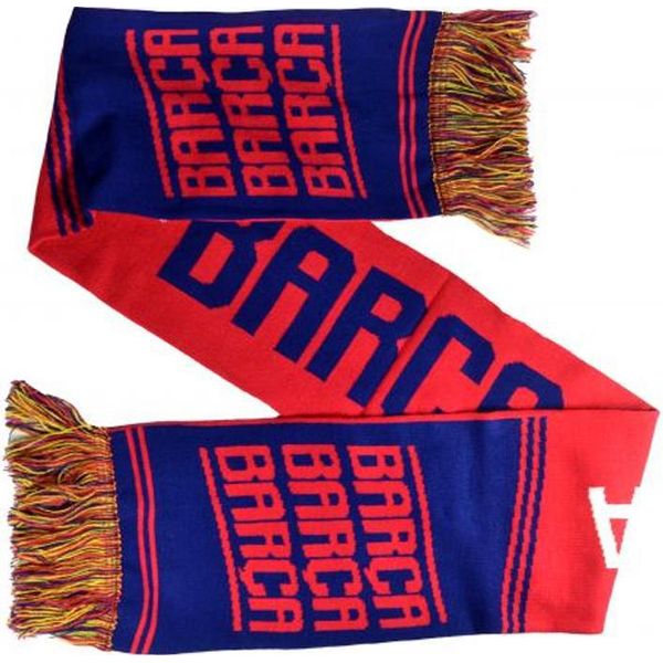 Barcelona Fc - Sciarpa "Barca Barca Barca"" BS6179 (Taglia Unica) (Rosso/Blu)"-image