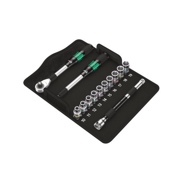 Wera 8006 SC 1 Zyklop Hybrid-Knarrensatz, 1/2"-Antrieb, Metrisch, 13-Teilig (05004090001)-image