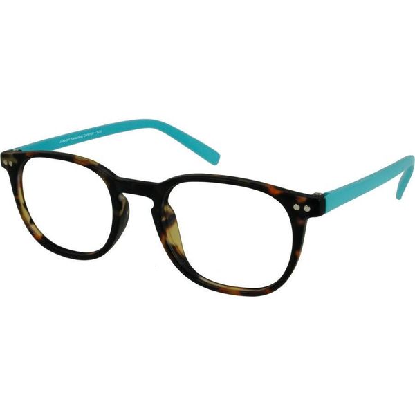 Occhiali Da Lettura Con Astuccio Junior Selection Havana Turchese (+2,0 Dpt)-image