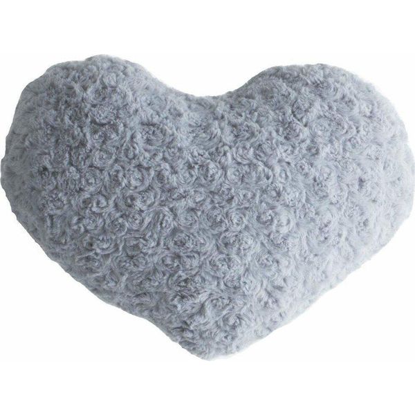 Cuscino "Cuore"" - Bouclé - Grigio - 28X36 Cm - Atmosphera CréAteur D'intéRieur"-image
