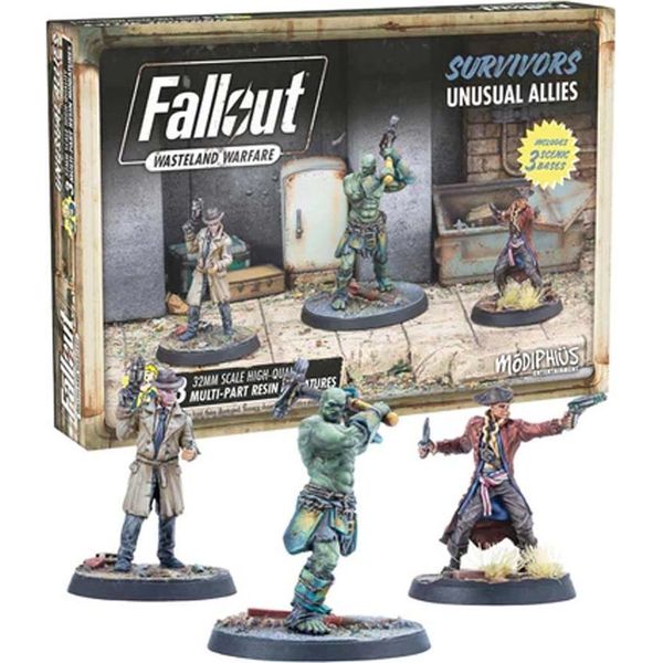 Fallout Survivors Unusual Allies - Gioco Di Miniature - Inglese-image