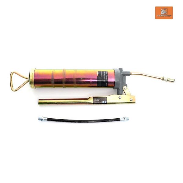 Ingrassatore Manuale A Leva Completo Di 4 Parti Con Tubo Flessibile, Tubo E Boccaglio-image