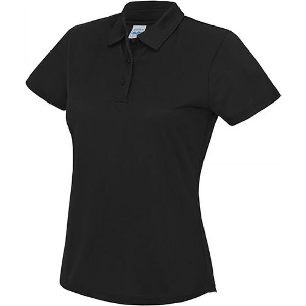 Just Cool JC045 | Polo Da Donna Girlie Cool - Wrap - Colore: Jet Black - Taglia: S-image