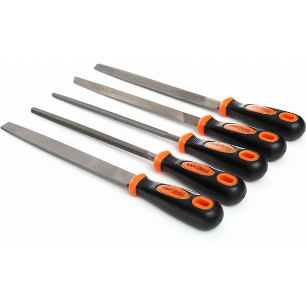 Kraft&Dele Set Di Lime Di Ferro 5 Pezzi 200 Mm KD10891-image