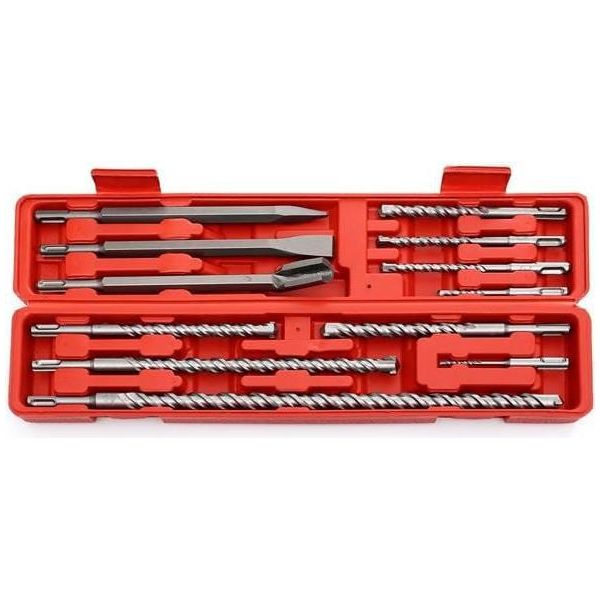 Set Di 12 Scalpelli E Punte Kraft&Dele Sds Plus KD10206-image