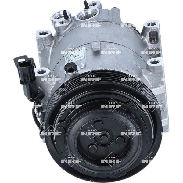 Compressore Aria Condizionata Con Puleggia A V 117Mm Nrf Per Kia Picanto Ii-image