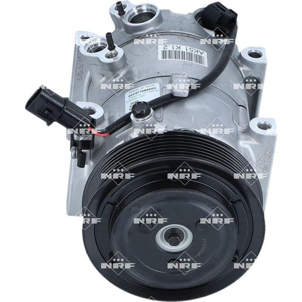 Compressore Aria Condizionata Con Puleggia Per Cinghia A V 117 Mm Nrf Per I20 Ii-image