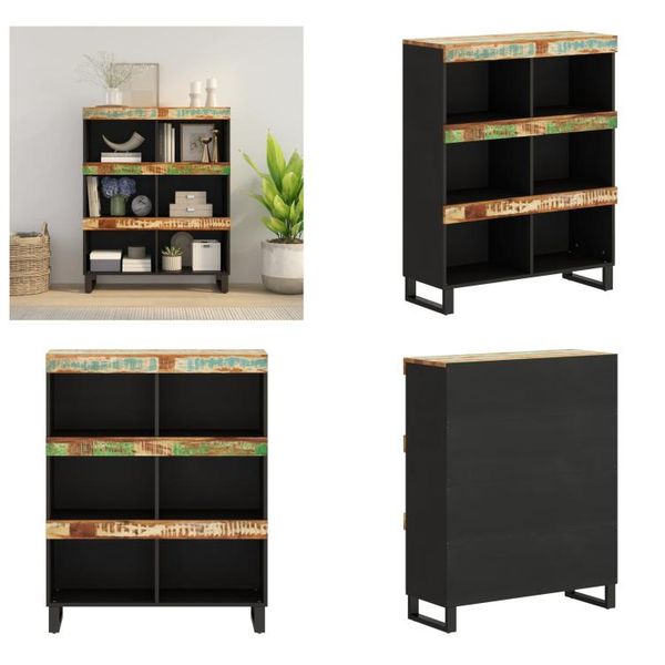 Vidaxl Tavolino 85X33X107 Cm In Legno Massiccio Antico - Comodino - Comodini - Mobile Da Letto - Comodini-image