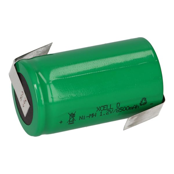 Xcell Mono Battery Flattop Ni-Mh 1.2V 8500Mah Z Etichetta A Saldare-image