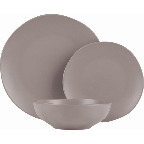 Berlingerhaus Set Da Pranzo Con 18 Piatti Collezione Taupe BH-10023-image