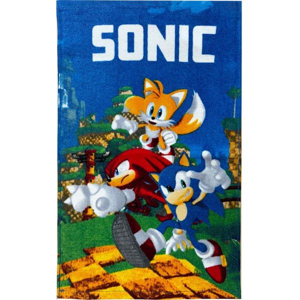 Sciarpa Mani E Viso Di Sonic The Hedgehog 30×50 Cm-image