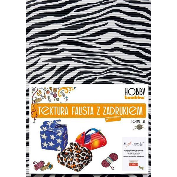 Cartone Ondulato Stampato A4 10 Pz Bambino Hobby-image
