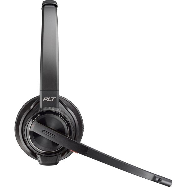 Hp Inc. Poly Savi 8220 - Serie Savi 8200 - Auricolare - On-Ear - Dect / Bluetooth - Senza Fili - USB-A Tramite Adattatore Bluetooth - Nero - Zoom, Uc (8D3F2AA)-image