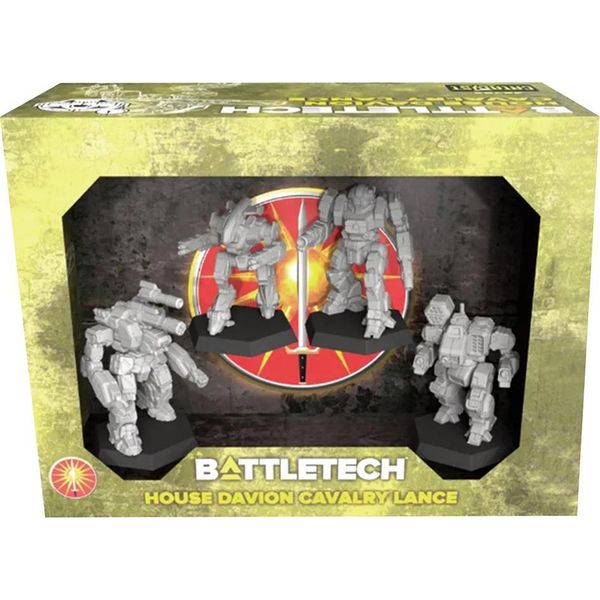 Battletech House Davion Cavalry Lance Force Pack - Miniaturen-Spiel -Accessori - Inglese-image