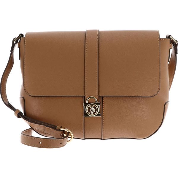U.S. Polo Assn. Borsa A Tracolla Winterberry Flap Bag Camel Marrone Chiaro-image