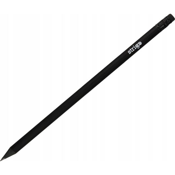 Strigo BE02 Hb Matita Nera Con Gomma-image