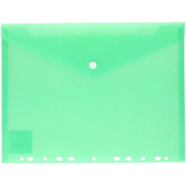 Cartella Sospesa Biurfol A4 Verde Con Bottone A Pressione-image