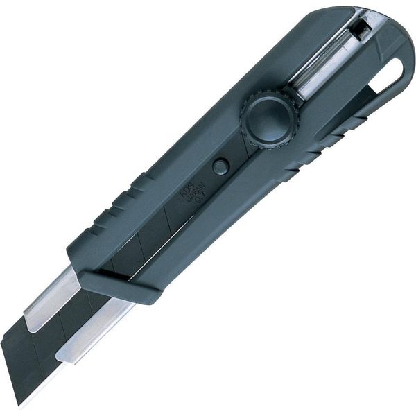 Kds H-13 Job Boss Soft Grip Grey Coltello A Segmenti Da 25 Mm (1X Lama Nera)-image