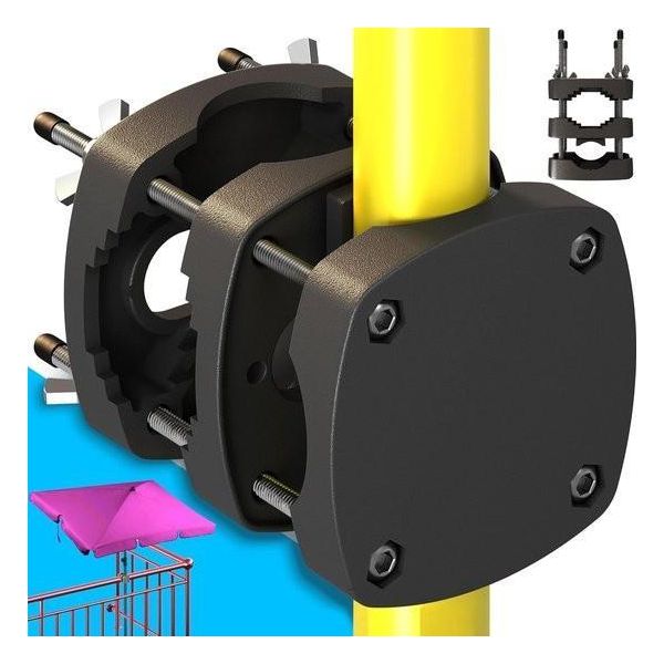 Morsetto Per Ombrellone Da Balcone - Supporto Per Ombrellone - Supporto Per Ombrellone Da Balcone - Morsetto Per Ombrellone - Morsetto Per Balcone - Must-Have Per Il Vostro Ombrellone!-image