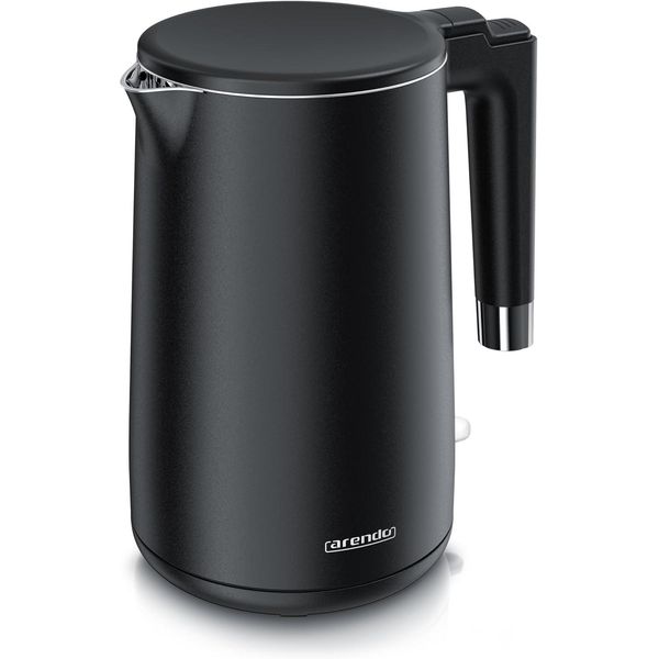 Bollitore Elettrico In Acciaio Inox Da 1,5 L 2200 W, Design A Doppia Parete Con Base A 360°, Senza Bpa, Spegnimento Automatico E Protezione Dal Surriscaldamento-image