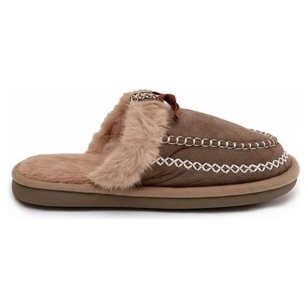 Pantofole Foderate Da Donna Pantofole Isolate Slip On Pantofole Erlom Verde Taglia 36/37-image