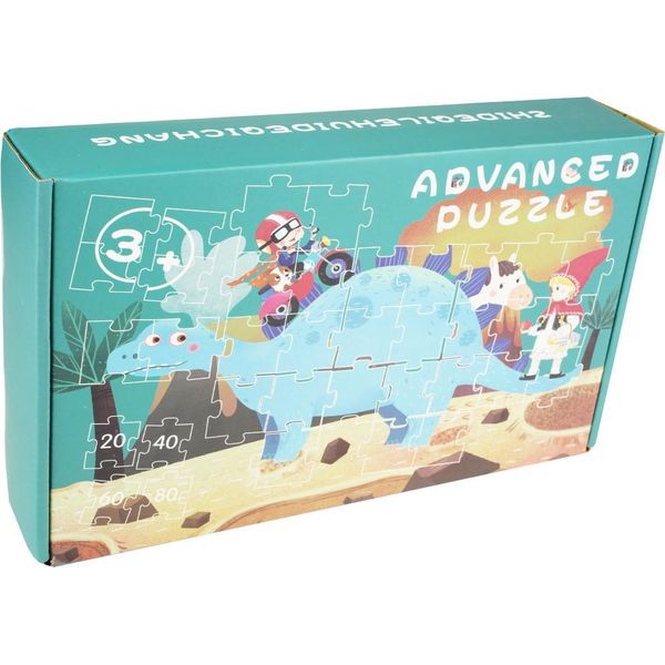 Puzzle Colorato 4 In 1. Mondo Delle Fiabe, 4 Immagini.-image