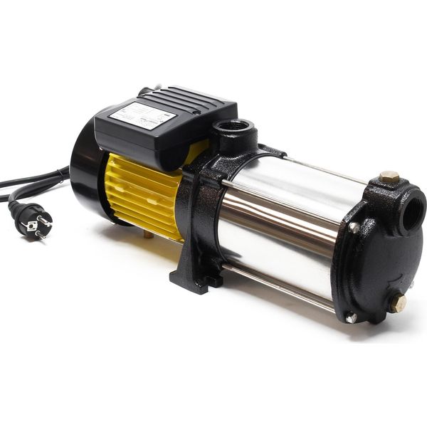 Pompa Centrifuga Multistadio Wiltec 6600L/H 900W Prevalenza Di Mandata 55M, Prevalenza Di Aspirazione 9M, 2850Rpm, Pompa Per Acqua Per Acquedotti Domestici, Casa E Giardino-image