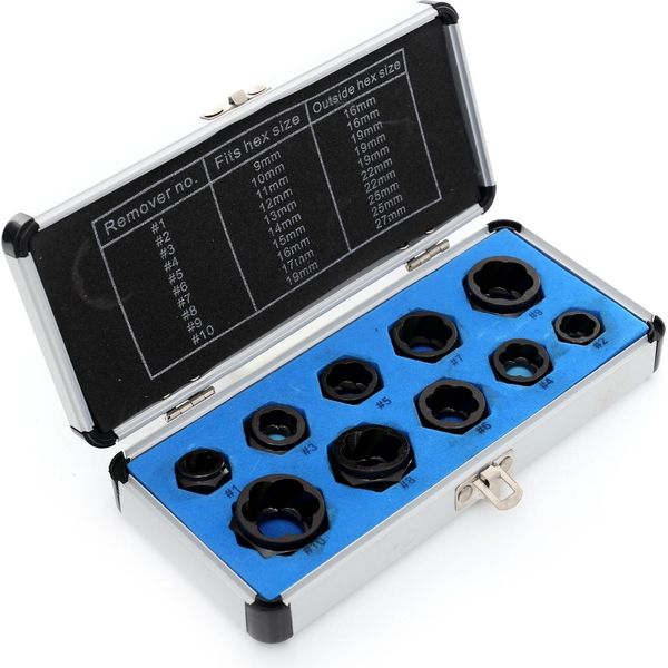 Kraft&Dele Set Di Bussole Per Viti Danneggiate 10 Pezzi KD10268-image
