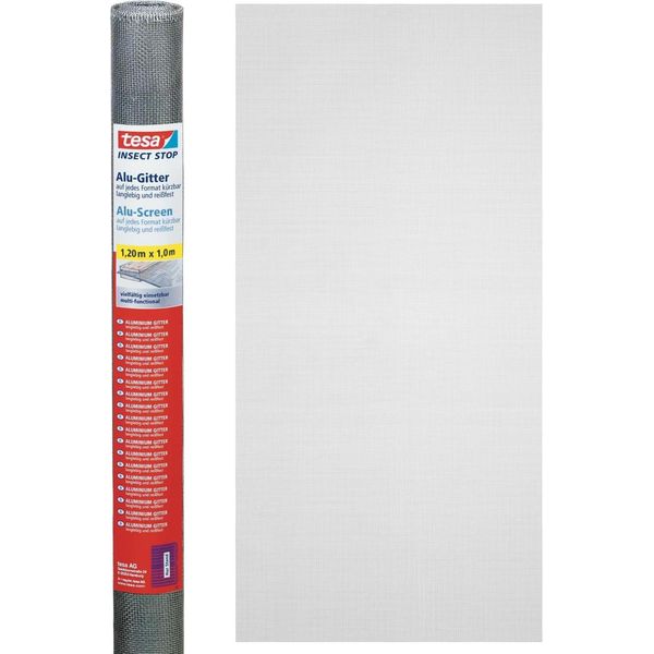 Tesa 55141-00000-01 Rotolo Di Ricarica Per Zanzariera Per Finestre 1,0 M X 1,2 M-image