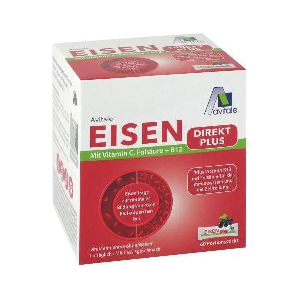 Ferro Diretto Più Vitamina C+Acido Folico+B12 In Polvere 60 Capsule-image