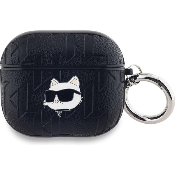 Karl Lagerfeld Kla3Pgchpk Airpods 3Cover Czarny/Nero Monogram Choupette Head-image