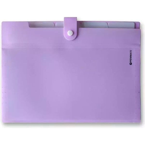 Cartella Con Scomparti A4 PP-105 Viola-image