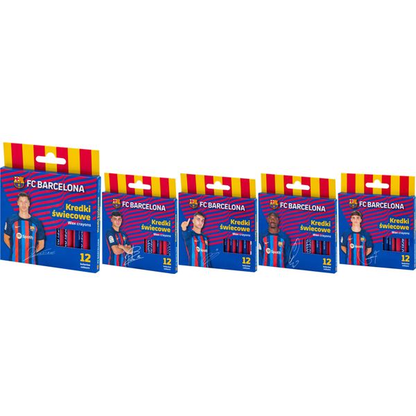 Pastelli 12 Colori Fc Barcelona Astra-image