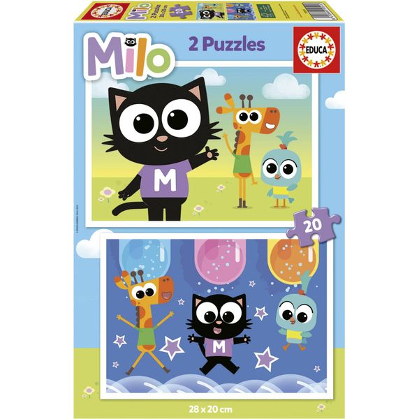 Educa Puzzle Milo 2X20 Pezzi-image