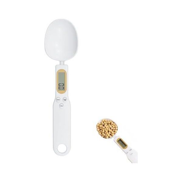 Bilancia A Cucchiaio Display Digitale Lcd, Cucina Esatta 500 G / 0,1 Supporto Di Precisione, Cucchiaio Rimovibile, Pillole Di Spezie-image